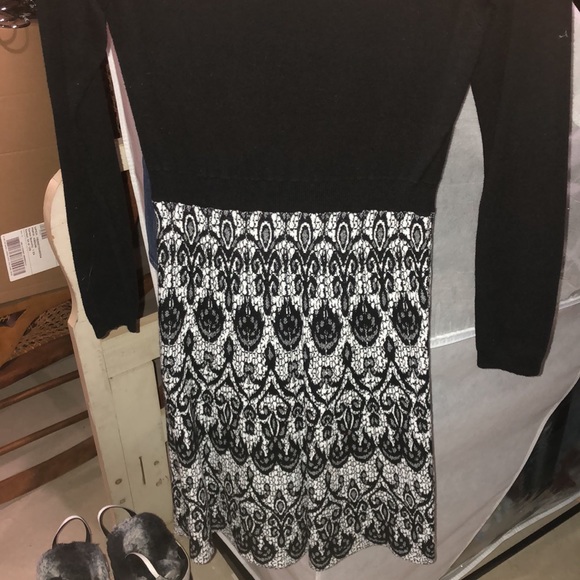 Cynthia Rowley long sleeve sweater dress - Picture 2 of 4